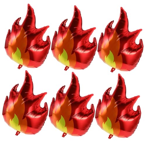 JOINPAYA 6 Stück Flammenballon-Set Babypartyballons Ballons Dekorationen umwerben geburtstagsdekoration geburtstagsfeier deko Geburtstag Luftballons Flammendekoration Aluminiumfolie rot JOINPAYA 6 Stück Flammenballon-Set Babypartyballons Ballons Dekorationen umwerben geburtstagsdekoration geburtstagsfeier deko Geburtstag Luftballons Flammendekoration Aluminiumfolie rot von JOINPAYA