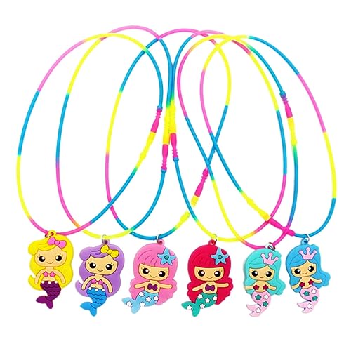 JOINPAYA 6 Stück Meerjungfrau Halskette für kinderspielzeug kid toys toys lustige Kindergeschenk Meerjungfrau Thema Halskette Party Gefälligkeiten JOINPAYA 6 Stück Meerjungfrau Halskette für kinderspielzeug kid toys toys lustige Kindergeschenk Meerjungfrau Thema Halskette Party Gefälligkeiten von JOINPAYA
