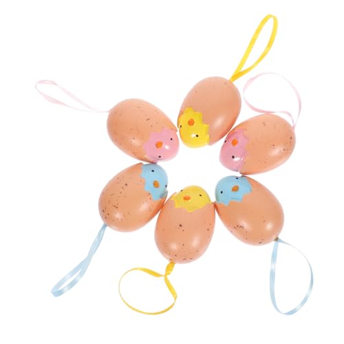 JOINPAYA 6 Stück Ostereier Ostern-themenkorb Osterhandwerk Ostern Einzigartiges Ostern Hängende Verzierung Osterbaum Hängende Dekorationen Osterei-dekorationen Ornamente Plastik JOINPAYA 6 Stück Ostereier Ostern-themenkorb Osterhandwerk Ostern Einzigartiges Ostern Hängende Verzierung Osterbaum Hängende Dekorationen Osterei-dekorationen Ornamente Plastik von JOINPAYA