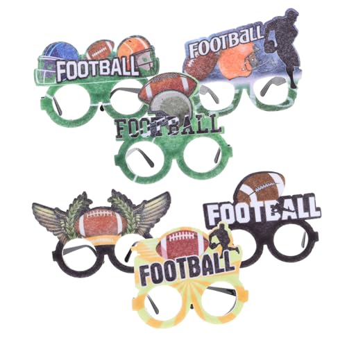 JOINPAYA 6 Stück Super-Bowl-Brillengestelle Rugby-Party-Gefälligkeiten Fußball-Partyartikel lustige Brille fasching brille Partydekoration partybrillen Dekorative Brille Partyzubehör PP JOINPAYA 6 Stück Super-Bowl-Brillengestelle Rugby-Party-Gefälligkeiten Fußball-Partyartikel lustige Brille fasching brille Partydekoration partybrillen Dekorative Brille Partyzubehör PP von JOINPAYA