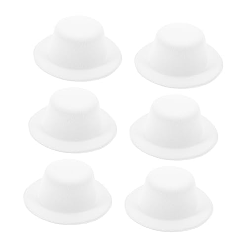 JOINPAYA 6 Stück Teiliges Hut Weiß Stabile DIY Puppenhüte für Basteln Haarschmuck Dekorative Hüte für Familien Kreative Handarbeiten für Weihnachtsdekoration und Puppenzubehör JOINPAYA 6 Stück Teiliges Hut Weiß Stabile DIY Puppenhüte für Basteln Haarschmuck Dekorative Hüte für Familien Kreative Handarbeiten für Weihnachtsdekoration und Puppenzubehör von JOINPAYA