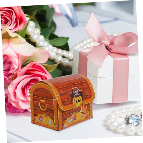 JOINPAYA 6 Stück Teiliges Piraten Schatztruhe Party Mitgebsel Geschenkboxen für Süßigkeiten Praktische Candy Verpackung für Kindergeburtstag und Halloween Anlass JOINPAYA 6 Stück Teiliges Piraten Schatztruhe Party Mitgebsel Geschenkboxen für Süßigkeiten Praktische Candy Verpackung für Kindergeburtstag und Halloween Anlass von JOINPAYA