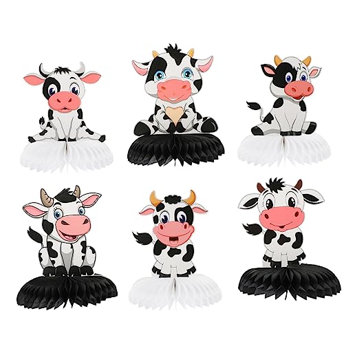 JOINPAYA 6 Stück Waben-Kuh-Ornament Kuhdekorationen Bienenwabe Sonnenblumenpartydekorationen kinderparty mitgebsel Home Decor milchkännchen Wabenverzierung Desktop-Mittelstücke Papier JOINPAYA 6 Stück Waben-Kuh-Ornament Kuhdekorationen Bienenwabe Sonnenblumenpartydekorationen kinderparty mitgebsel Home Decor milchkännchen Wabenverzierung Desktop-Mittelstücke Papier von JOINPAYA