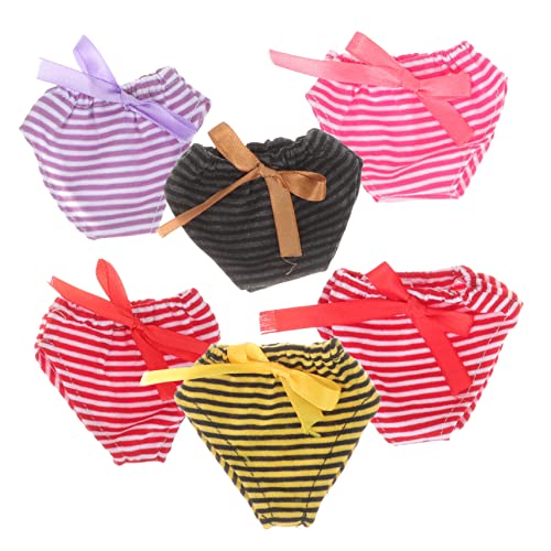 JOINPAYA 6 Stück elastische Puppenhöschen Mini Puppen Kleidung für puppenkleidung Spielzeugpuppen-Unterwäsche Puppen-Accessoires Unterwäsche für kleine Mädchen Kinderpuppenunterwäsche Stoff JOINPAYA 6 Stück elastische Puppenhöschen Mini Puppen Kleidung für puppenkleidung Spielzeugpuppen-Unterwäsche Puppen-Accessoires Unterwäsche für kleine Mädchen Kinderpuppenunterwäsche Stoff von JOINPAYA