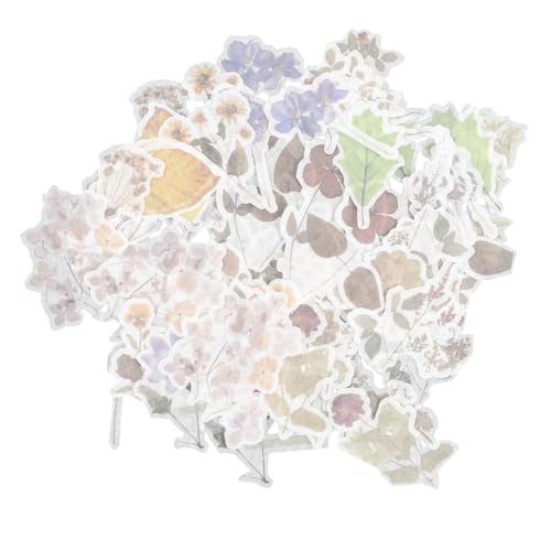 JOINPAYA 60 Stück Pocket-Sticker-Pack Scrapbooking Sticker Scrapbook Stickers Geschenkaufkleber Planner-Aufkleber Handmade Aufkleber stickbilder Laptop-Aufkleber Scrapbook-Aufkleber Papier von JOINPAYA