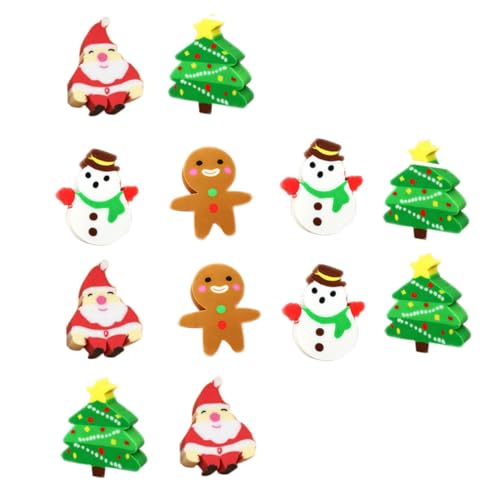 JOINPAYA 60 Stück Weihnachtsradiergummi für kindergeschenke Urlaub Weihnachts-Radiergummis für, Großpackung klein weihnachtsgeschenk radiergummi Cartoon-Radiergummi von JOINPAYA