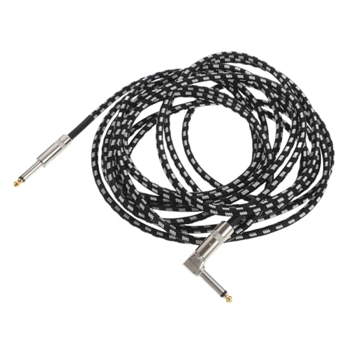 JOINPAYA 6M Gitarrenkabel Gerader Stecker Rechtwinklig Robustes Stereo Audiokabel mit Effektiver Geräuschabschirmung für Gitarre Bass Keyboard Hohe Klangqualität JOINPAYA 6M Gitarrenkabel Gerader Stecker Rechtwinklig Robustes Stereo Audiokabel mit Effektiver Geräuschabschirmung für Gitarre Bass Keyboard Hohe Klangqualität von JOINPAYA
