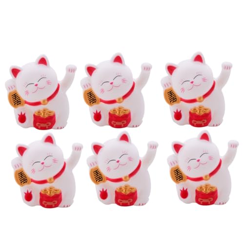 JOINPAYA 6St Winkende Katze süße Tierfigur Zappelspielzeug für Erwachsene Katze Tischverzierung tierische Tischdekoration dehnbares zusammendrücken Party -Requisiten Vinyl JOINPAYA 6St Winkende Katze süße Tierfigur Zappelspielzeug für Erwachsene Katze Tischverzierung tierische Tischdekoration dehnbares zusammendrücken Party -Requisiten Vinyl von JOINPAYA