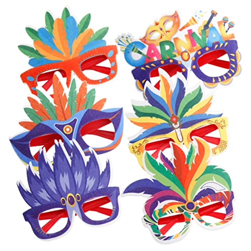 JOINPAYA 6St karneval brille Abschlussball Geschenke Weihnachten faschingskostüm kostüm fasching Weihnachtssto Sonnenbrille Gastgeschenke Partygeschenke Karikatur Gläser von JOINPAYA