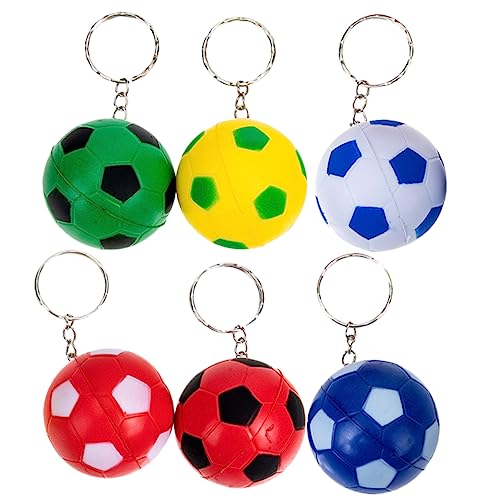 JOINPAYA 6Stücke Fußball Schlüsselanhänger Lustige Sport Schlüsselketten für Jungen Mitgebsel für Kindergeburtstagsfeiern und Fußball Themenpartys Zufällige Farben JOINPAYA 6Stücke Fußball Schlüsselanhänger Lustige Sport Schlüsselketten für Jungen Mitgebsel für Kindergeburtstagsfeiern und Fußball Themenpartys Zufällige Farben von JOINPAYA