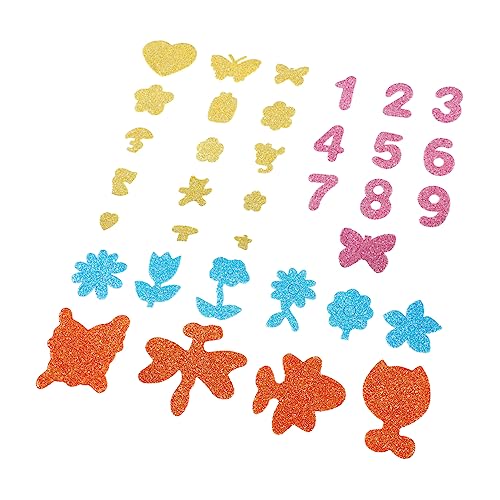 JOINPAYA 7taschen Glitzernde Aufkleber Für Junge Mädchen Selbstklebende Schaumstoff-Sticker Mit Cartoon-Motiven Für Bastelarbeiten Und Kreative Projekte Für Partys Und Belohnungen JOINPAYA 7taschen Glitzernde Aufkleber Für Junge Mädchen Selbstklebende Schaumstoff-Sticker Mit Cartoon-Motiven Für Bastelarbeiten Und Kreative Projekte Für Partys Und Belohnungen von JOINPAYA
