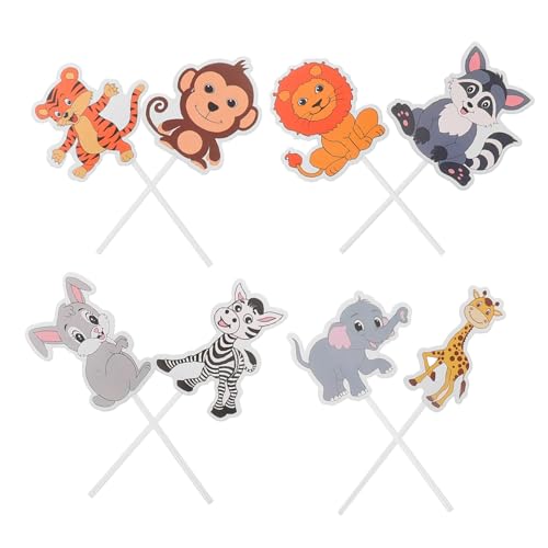 JOINPAYA 8 Stück Cupcake-Topper geburtstagskuchen kuchen dekoration Kuchendeko Zubehör Cupcake-Picks Cupcake-Deko Party Kuchendekoration Große Party Dekoration Dschungelkuchen Topper Holz JOINPAYA 8 Stück Cupcake-Topper geburtstagskuchen kuchen dekoration Kuchendeko Zubehör Cupcake-Picks Cupcake-Deko Party Kuchendekoration Große Party Dekoration Dschungelkuchen Topper Holz von JOINPAYA