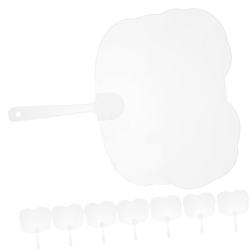 JOINPAYA 8 Stück Transparente DIY Handfächer aus Leichtem Kunststoff Bemalbare Blanko fächer Handbetriebene Werbefächer für Kreative Gestaltung für Sommer Hochzeit und Dekoration JOINPAYA 8 Stück Transparente DIY Handfächer aus Leichtem Kunststoff Bemalbare Blanko fächer Handbetriebene Werbefächer für Kreative Gestaltung für Sommer Hochzeit und Dekoration von JOINPAYA