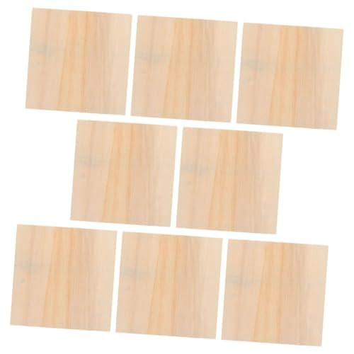 JOINPAYA 8 Stück bilderrahmen aus holz Blanko-Holzschilder zum Basteln holz selber machen Handwerk Holz leere Schilder für das Handwerk Holzrahmen zum Basteln in großen Mengen Balsa Khaki von JOINPAYA
