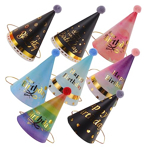 JOINPAYA 8St Hut Mini-Partyhüte Mini-Geburtstagsmütze Dekor Tiara Partyhüte für Kinder bilden von JOINPAYA