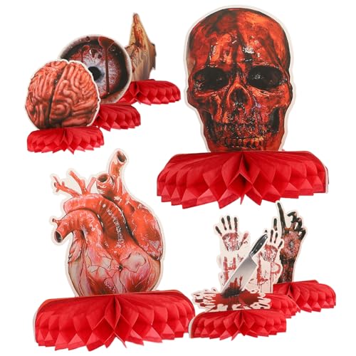 JOINPAYA 8Stücke Halloween Honeycomb Decorations Spooky Table Decor Random Styles for Parties and Festive Events JOINPAYA 8Stücke Halloween Honeycomb Decorations Spooky Table Decor Random Styles for Parties and Festive Events von JOINPAYA