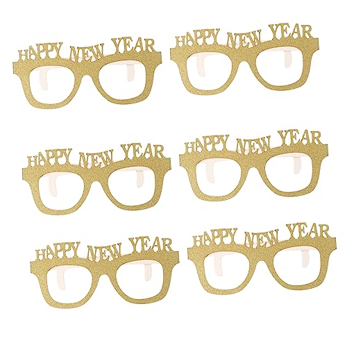 JOINPAYA 9 Stück 2021 Foto-Requisiten für das neue Jahr 2021 Neujahrsbrille Partybrille Dekor von JOINPAYA