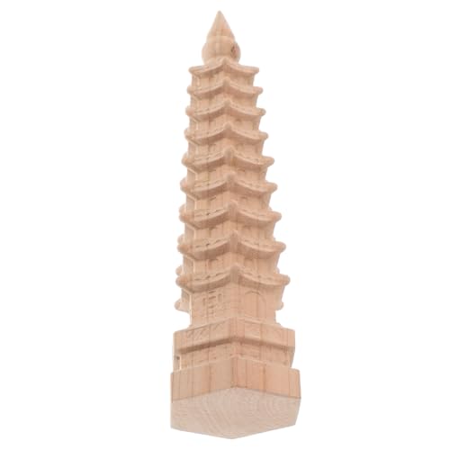 JOINPAYA 9 Wen Chang Tower Ornamente Holzkreuze für Tafelaufsätze Wenchang-Pagode Messingstatue Turm Figur Mini-Pavillon-Statue Desktop-Tower-Ständer Feengarten Zubehör hölzern Khaki JOINPAYA 9 Wen Chang Tower Ornamente Holzkreuze für Tafelaufsätze Wenchang-Pagode Messingstatue Turm Figur Mini-Pavillon-Statue Desktop-Tower-Ständer Feengarten Zubehör hölzern Khaki von JOINPAYA