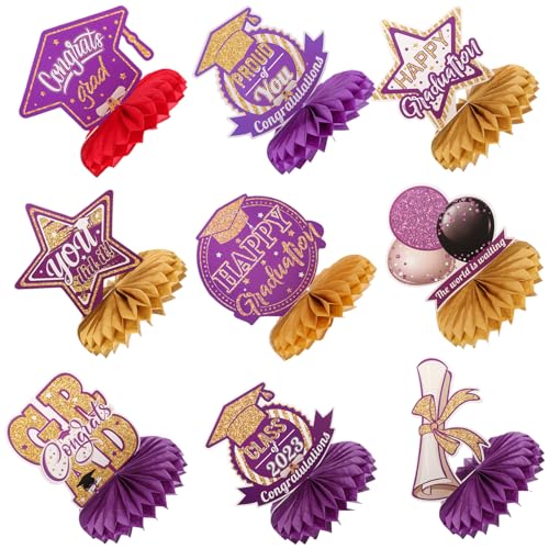 JOINPAYA Grad Honeycomb Decor - Honeycomb Party Dekorationen Abschlussparty Zubehör Papier Honeycomb JOINPAYA Grad Honeycomb Decor - Honeycomb Party Dekorationen Abschlussparty Zubehör Papier Honeycomb von JOINPAYA