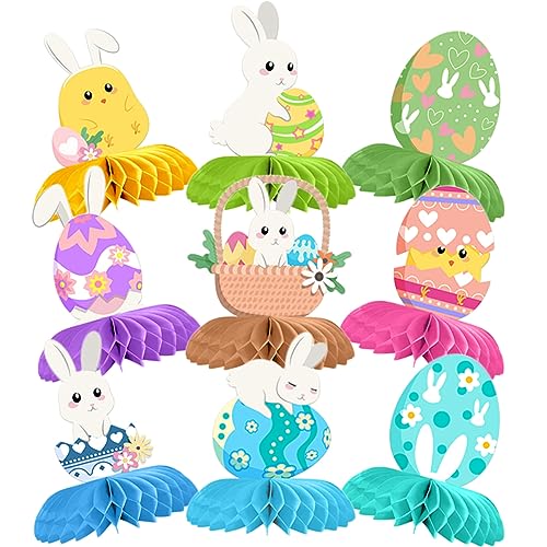 JOINPAYA Ostern 9 Stücke Waben Herzstück Schreibtisch Waben Ostern Decor Papier Set JOINPAYA Ostern 9 Stücke Waben Herzstück Schreibtisch Waben Ostern Decor Papier Set von JOINPAYA