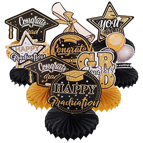 JOINPAYA Graduierung Dekorationen Waben Bälle 9pcs Grad Party Szene Schmuck Papier Handwerk JOINPAYA Graduierung Dekorationen Waben Bälle 9pcs Grad Party Szene Schmuck Papier Handwerk von JOINPAYA
