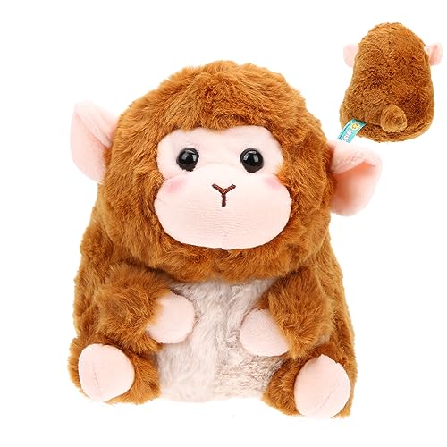 JOINPAYA Affenpuppe Plüsch Stofftier Kawaii Stofftier Plüschtier für süße Kuscheltiere Plüsch-Affen- Plüsch Kuscheltiere für Mädchen Plüschstoffe Brown JOINPAYA Affenpuppe Plüsch Stofftier Kawaii Stofftier Plüschtier für süße Kuscheltiere Plüsch-Affen- Plüsch Kuscheltiere für Mädchen Plüschstoffe Brown von JOINPAYA
