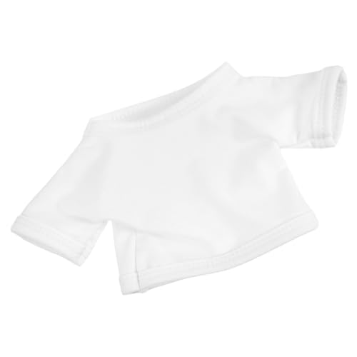 JOINPAYA Bärenkleidung Mini Plüsch Kostüm Dekoratives Puppendekor Puppenkleidung Zur Dekoration Zartes Puppen-t-Shirt Verschleißfeste Puppenversorgung Puppen-t-Shirt-Kleidung Stoff Weiß JOINPAYA Bärenkleidung Mini Plüsch Kostüm Dekoratives Puppendekor Puppenkleidung Zur Dekoration Zartes Puppen-t-Shirt Verschleißfeste Puppenversorgung Puppen-t-Shirt-Kleidung Stoff Weiß von JOINPAYA