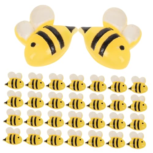 JOINPAYA Bee Craft Dekorationen 50 Stücke Mini Harz Bienen Ornamente Für von JOINPAYA