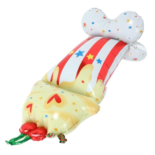 JOINPAYA Eisballon Creme z geformt tragbar steht sommer deko alufolie Sommerfestdekoration Sommerdekoration luftballons Gefälligkeiten für Partyballons Folienballons Aluminiumfolie Colorful von JOINPAYA