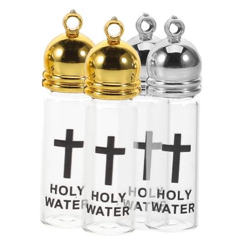 JOINPAYA Glas Weihwasserflaschen Für Christliche Taufe Refillable Kleine Flaschen Für Religiöse Zeremonien Leere Behälter Mit Kreuzdesign Für Gottesdienste Und Taufanlässe JOINPAYA Glas Weihwasserflaschen Für Christliche Taufe Refillable Kleine Flaschen Für Religiöse Zeremonien Leere Behälter Mit Kreuzdesign Für Gottesdienste Und Taufanlässe von JOINPAYA
