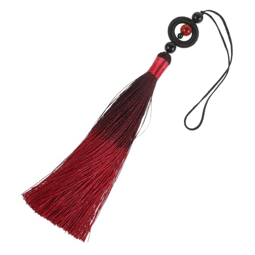 JOINPAYA Glücksbringer aus China chinesische Quasten zur Dekoration Chinesische runde Handfächer Organizer zum Aufhängen von Schmuck Dekormünze Polyester rot JOINPAYA Glücksbringer aus China chinesische Quasten zur Dekoration Chinesische runde Handfächer Organizer zum Aufhängen von Schmuck Dekormünze Polyester rot von JOINPAYA