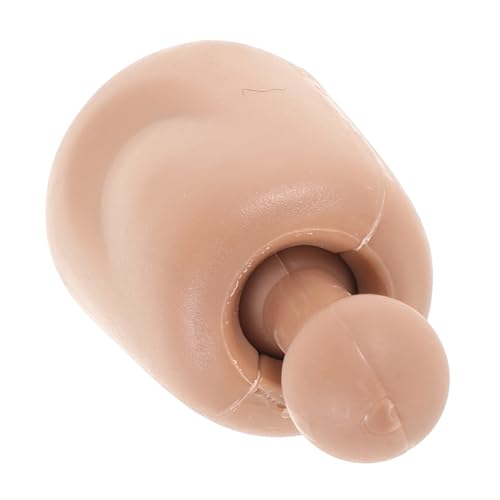 JOINPAYA Halsverbinder Puppenhalsverbindungsstück/Maßstab Puppenhalsadapter Puppenhalsstiftgelenk Actionfigur Neckstift einzigartiges Puppenkopf-Accessoire Puppe DIY zubehör Abs Beige von JOINPAYA