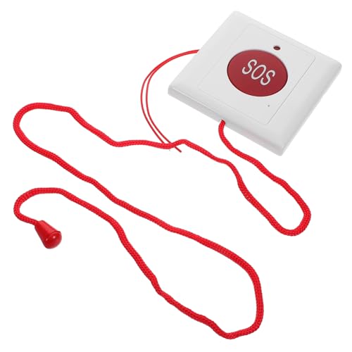 JOINPAYA Hilfeknopf Gadgets Für Senioren Knopfdrücker Notruf -Taste Mit Kabel Notruftaste Duschalarmknopf Knopfzieher Für Senioren Knopfwerkzeug Für Senioren Notrufsystem Weiß Plastik von JOINPAYA