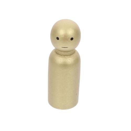 JOINPAYA Holz Puppe Figurine Sand Tisch Ornament Gold Silber Miniatur Decor Für von JOINPAYA