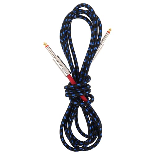 JOINPAYA Instrumentenkabel: Geflochtenes E-Gitarrenkabel, professionelle Rauschunterdrückung für Bass- und Gitarreneffekte, flexibles und rauschunterdrückendes Amp-Kabel für Pedaltastaturen JOINPAYA Instrumentenkabel: Geflochtenes E-Gitarrenkabel, professionelle Rauschunterdrückung für Bass- und Gitarreneffekte, flexibles und rauschunterdrückendes Amp-Kabel für Pedaltastaturen von JOINPAYA