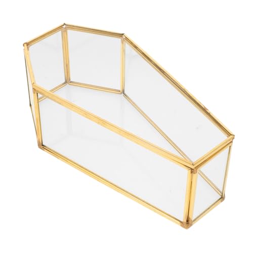 JOINPAYA Kasten Sarg aus Glas Halloween schmuckkästchen Dekorative Aufbewahrungsbox Glasbehälter für Schmuck Schmuckschatulle Vampir- Sarg behandeln Boxen Glasanzeige Transparent von JOINPAYA