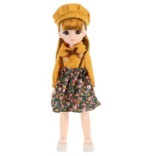 JOINPAYA Kinderpuppen Outfit Mädchen Zeug Plüsch Kommt Kleidung Süße Puppe Mini-bjd-Puppe Colorful Kunststoff von JOINPAYA