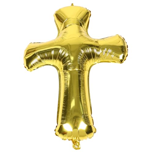 JOINPAYA Kreuzballon Taufparty Gastgeschenke Taufparty Dekoration Sakrament Taufballon Dekoration Sakrament Party Dekoration Kreuz Goldene Aluminiumfolie JOINPAYA Kreuzballon Taufparty Gastgeschenke Taufparty Dekoration Sakrament Taufballon Dekoration Sakrament Party Dekoration Kreuz Goldene Aluminiumfolie von JOINPAYA