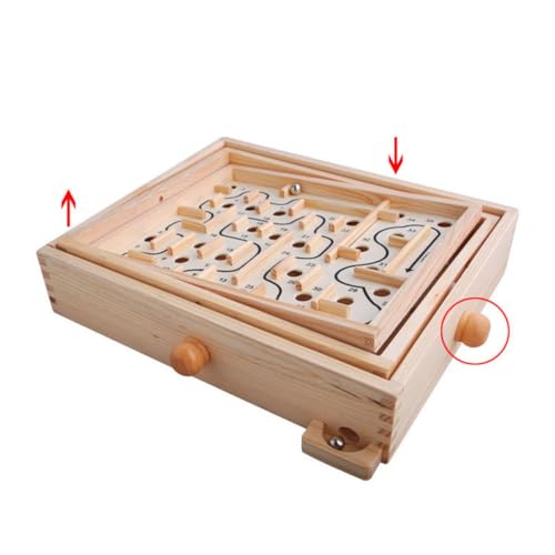 JOINPAYA Labyrinth Aus Holzperlen Labyrinth Puzzles Perlen Bambus JOINPAYA Labyrinth Aus Holzperlen Labyrinth Puzzles Perlen Bambus von JOINPAYA