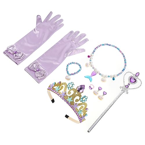 JOINPAYA Mädchen Meerjungfrau Schmuckset Mit Halskette Ring Und Armband Perfekte Partyaccessoires Für Prinzessinnen Für Geburtstagsfeiern Und Rollenspiele JOINPAYA Mädchen Meerjungfrau Schmuckset Mit Halskette Ring Und Armband Perfekte Partyaccessoires Für Prinzessinnen Für Geburtstagsfeiern Und Rollenspiele von JOINPAYA