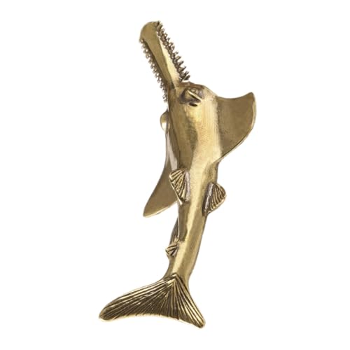 JOINPAYA Messing Fisch Statue Retro Tierfigur Dekoration Kleine Tischornament Fischfigur Messing-dekor Für Schreibtisch JOINPAYA Messing Fisch Statue Retro Tierfigur Dekoration Kleine Tischornament Fischfigur Messing-dekor Für Schreibtisch von JOINPAYA