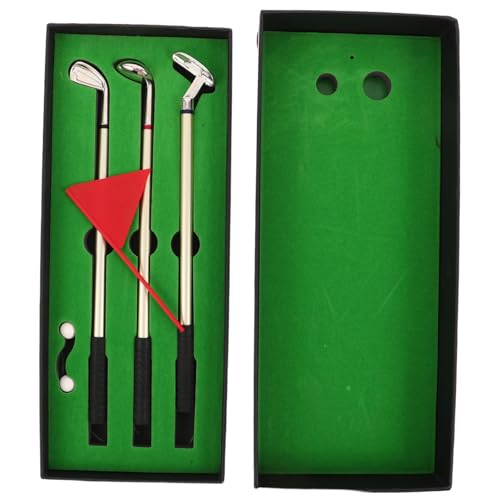JOINPAYA Mini Golf Kugelschreiber Set mit Ball Flagge und Etui Golf Schreibtischspiel für Büro Golfer Stilvolles Golfzubehör für Damen Praktisches Büroaccessoire JOINPAYA Mini Golf Kugelschreiber Set mit Ball Flagge und Etui Golf Schreibtischspiel für Büro Golfer Stilvolles Golfzubehör für Damen Praktisches Büroaccessoire von JOINPAYA