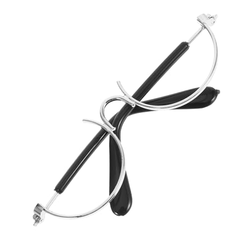 JOINPAYA Miniatur Metallrahmen Brille für Puppen Retro Vintage Halbrandige Transparente Eyewear Zubehör für Puppenkostüme und Cosplay Robustes Design Stilvolles Accessoire für Puppenhäuser JOINPAYA Miniatur Metallrahmen Brille für Puppen Retro Vintage Halbrandige Transparente Eyewear Zubehör für Puppenkostüme und Cosplay Robustes Design Stilvolles Accessoire für Puppenhäuser von JOINPAYA