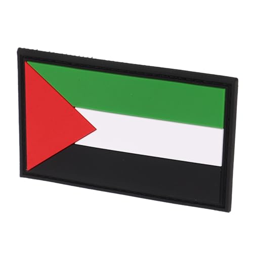 JOINPAYA Palästinensischer Flaggen Patch mit Haken und Schlaufenverschluss für Jacken Rucksäcke und PVC Badge Einzigartiges Design Praktisch und Komfortabel für Outdoor Aktivitäten JOINPAYA Palästinensischer Flaggen Patch mit Haken und Schlaufenverschluss für Jacken Rucksäcke und PVC Badge Einzigartiges Design Praktisch und Komfortabel für Outdoor Aktivitäten von JOINPAYA