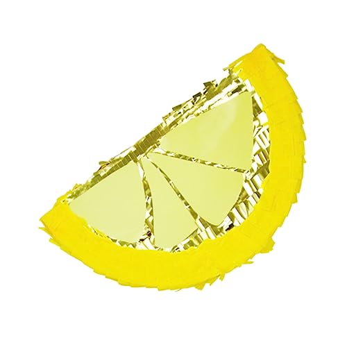 JOINPAYA Piñata Partyspiel Wassermelonen-pinata Wassermelonenparty Zitronenförmig Vierzehn Tage Lustiges Tier Kalk Schläger Auto Pinata Kleine Folie Füllstoffe Streamer Papier Yellow JOINPAYA Piñata Partyspiel Wassermelonen-pinata Wassermelonenparty Zitronenförmig Vierzehn Tage Lustiges Tier Kalk Schläger Auto Pinata Kleine Folie Füllstoffe Streamer Papier Yellow von JOINPAYA