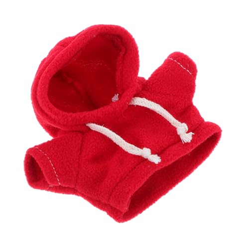 JOINPAYA Plüschbär Kleidung Pullover Realistische Kleidung Tiere Stoff Stoffbär Grundkleidung Kleidung Puppe Nähen T Shirts Für Stofftiere Krankenschwester Strickpuppen Rot von JOINPAYA