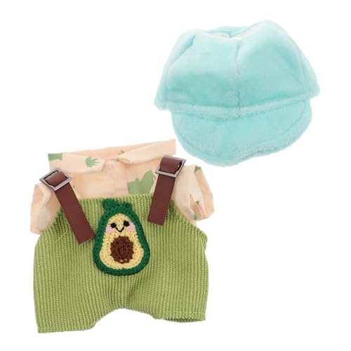 JOINPAYA Plüschpuppen-Set Kappe Gesamt Weihnachten Puppe Süße Kleidung Mini Wiedergeboren Entenschnabel Sachen Babypuppen-Outfit Dekorationszubehör Für Puppenhäuser Puppenshirt Jacke Stoff von JOINPAYA