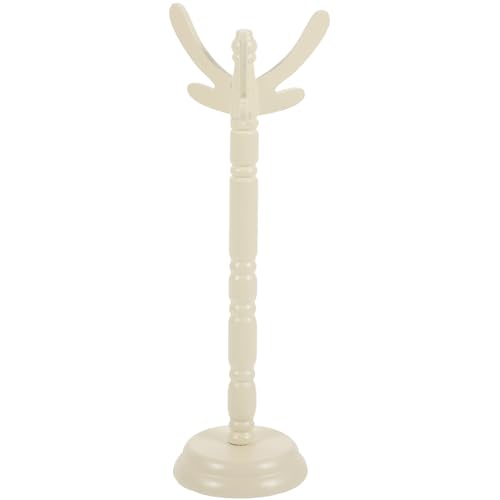 JOINPAYA Puppenhut-kleiderständer - Miniatur-garderobenständer Aus Holz Puppenkleiderbügel Baby-kleiderständer Puppenmöbel-Accessoire von JOINPAYA