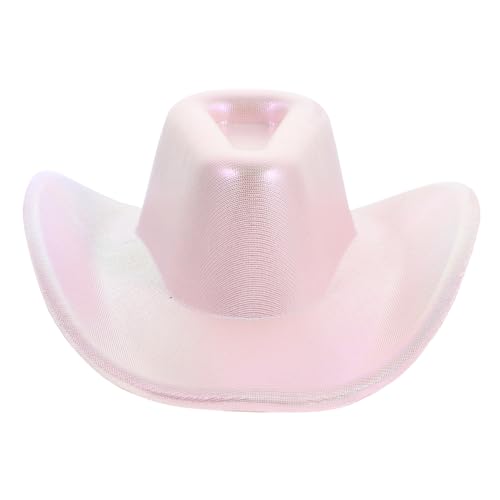 JOINPAYA Puppenmütze Dekorationen Klein Mädchen Stroh Bunt Trendy Puppenhauslieferungen Puppenhüte Hut Für Minihauspuppe Hut Für Puppen Mini-Hut Miniatur-puppenhut Mall-Hut Rosa Eva von JOINPAYA