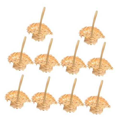 JOINPAYA Rattan-minikörbe Mit Griff 10 Stück Gewebte Blumen-aufbewahrungskörbe Für Die Inneneinrichtung Im Natürlichen Stil JOINPAYA Rattan-minikörbe Mit Griff 10 Stück Gewebte Blumen-aufbewahrungskörbe Für Die Inneneinrichtung Im Natürlichen Stil von JOINPAYA